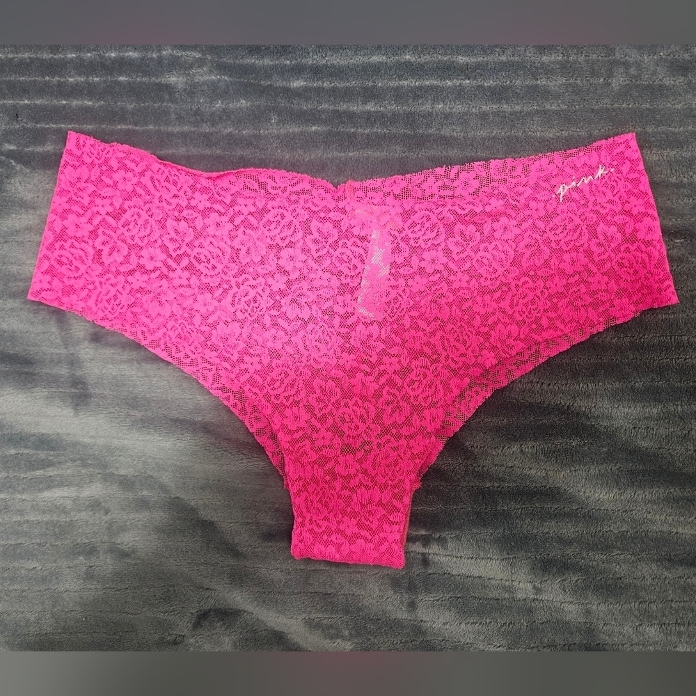 PINK Cheekster Hot Pink Panty!